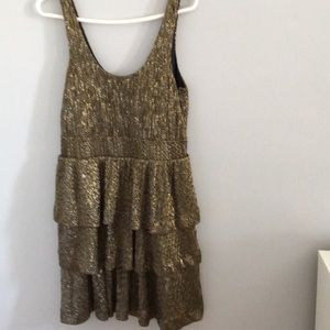 H&M Gold sleeveless dress